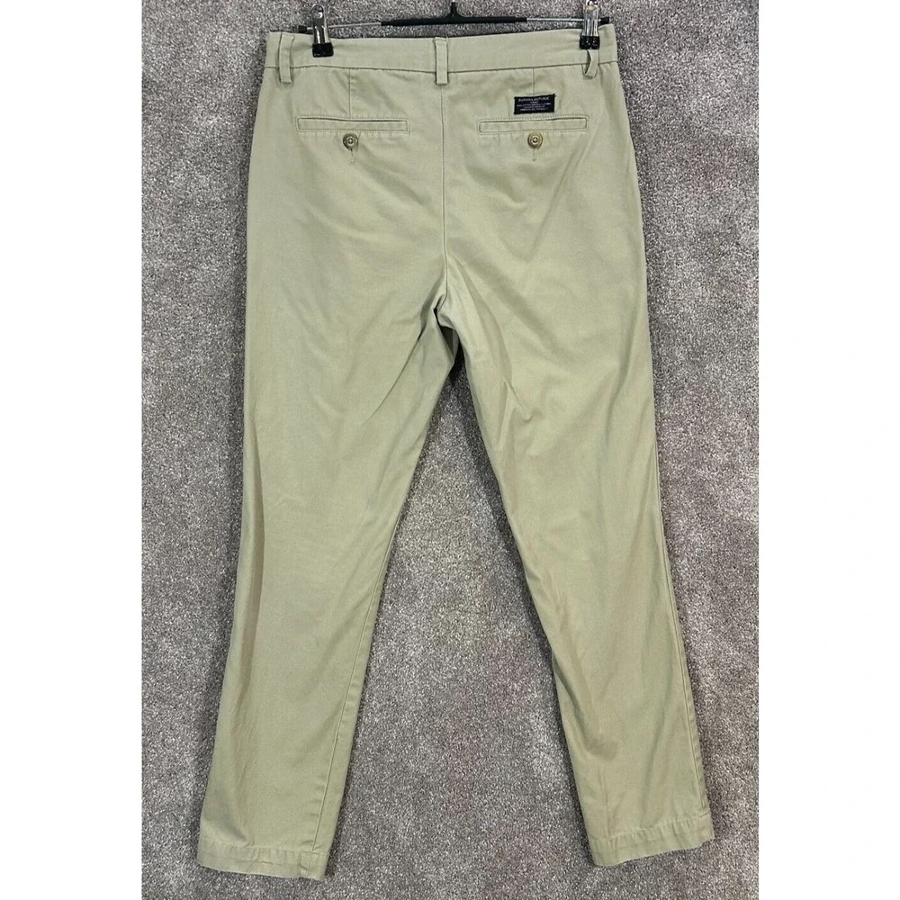 Banana Republic Pants Mens 30X32 Beige Chino Actual 30X31 Aiden Fit Cotton‎